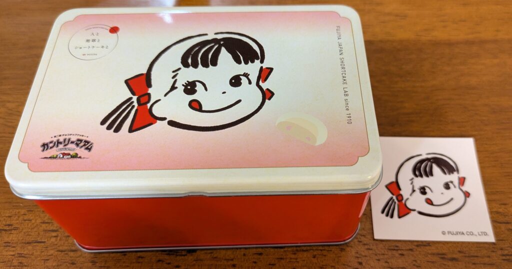 万博 不二家 カントリーマアム缶