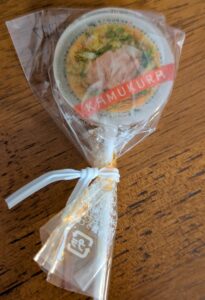 万博 フードコート どうとんぼり神座 お子様セット 飴