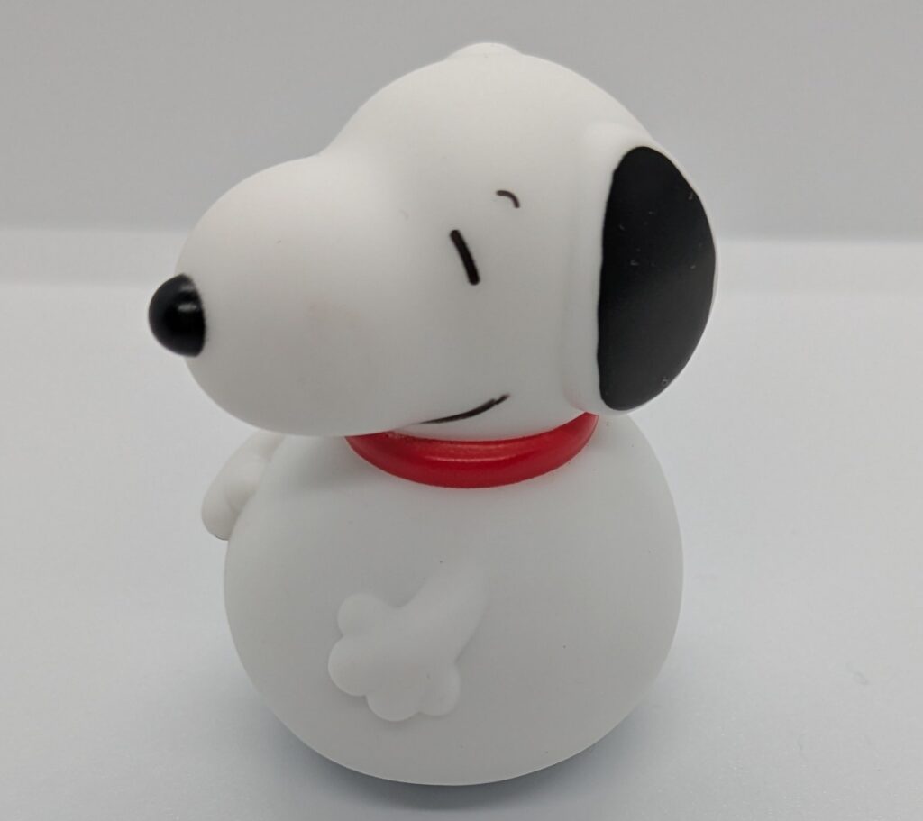 ガチャガチャ　スヌーピー　PEANUTS おきあがりマスコット