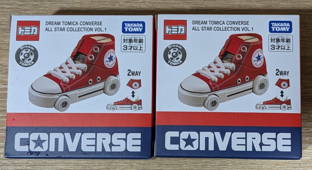 トミカ　DREAM TOMICA CONVERSE ALL STAR COLLECTION VOL1.